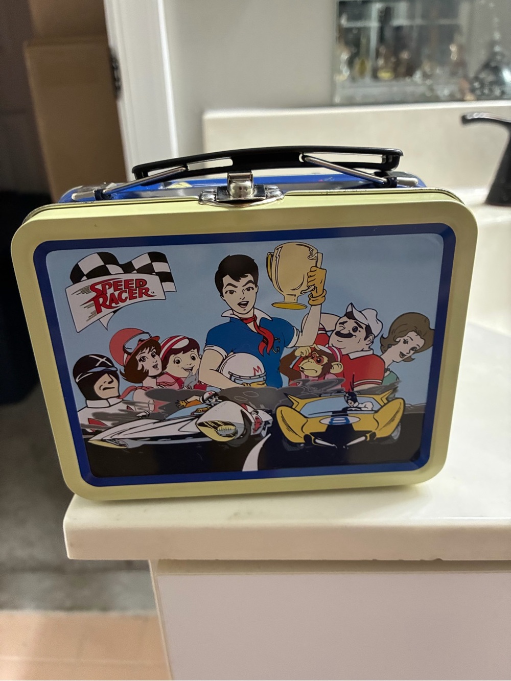 Vintage 1998 Speed Racer Mini Tin Lunch Box - The Tin Box Company